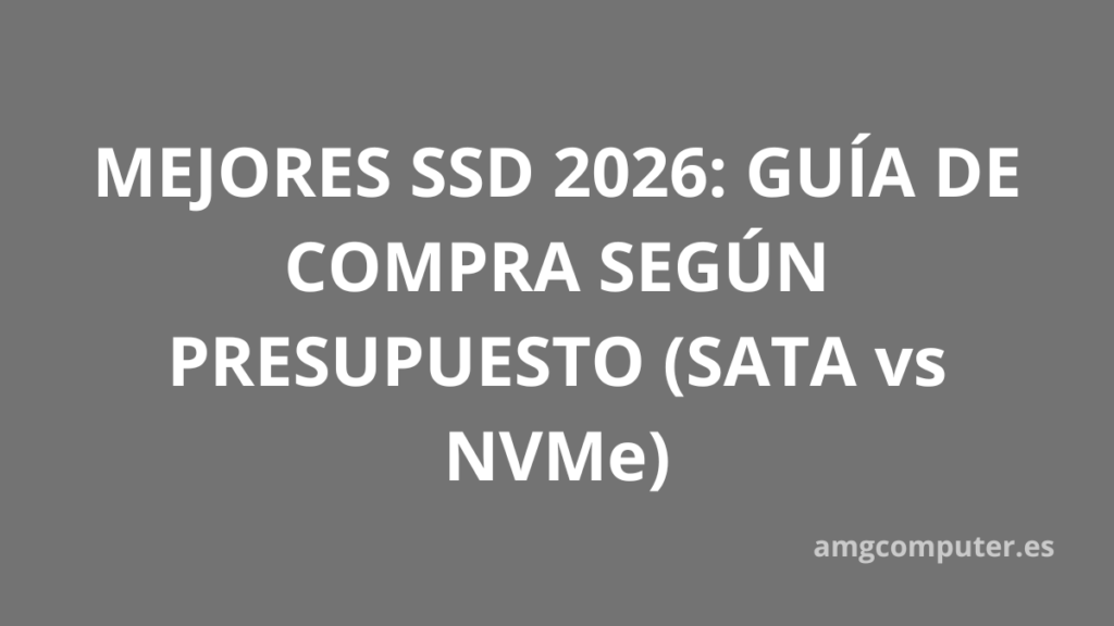 Elegir el mejor disco duro SSD según presupuesto 2026