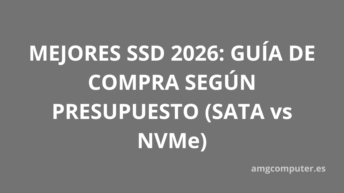 Elegir el mejor disco duro SSD según presupuesto 2026