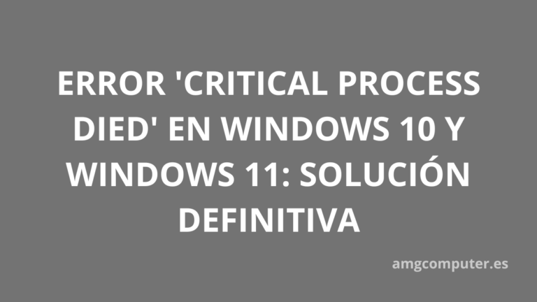 error process died en windows